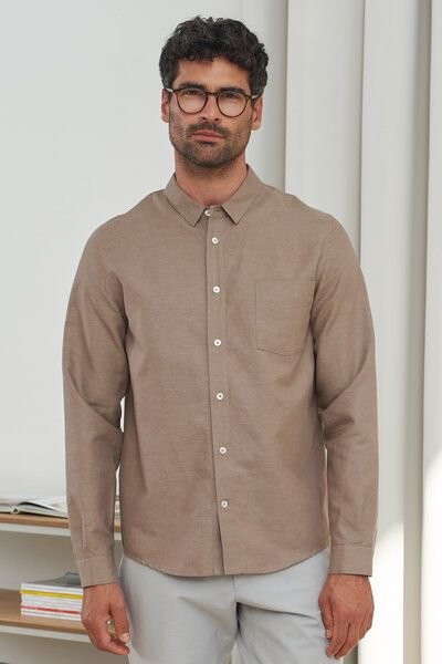 About Companions Klassisches Hemd SIMON aus Leinen/Baumwolle