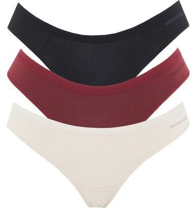 ORGANICATION KAVINN | Tanga aus Bio-Baumwolle und TENCEL Modal im 3er-Pack