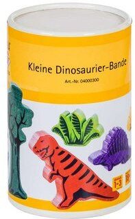 Sina Spielzeug Kleine DInosaurier Bande Aufstellfiguren für kleine Hände ab 18 Monate