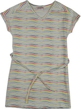 Baba Babywear V-Neck Kids Dress Stripes