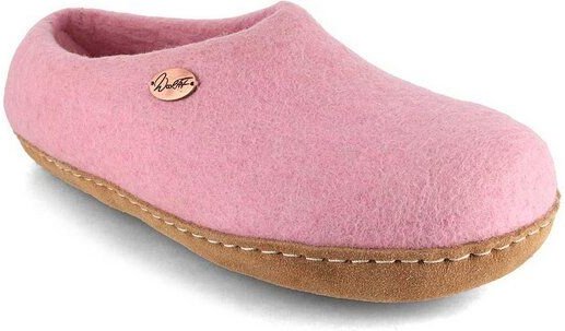 WoolFit Barfuß-Hausschuhe „Footprint“ hand-gefilzt, extra weich & flexibel