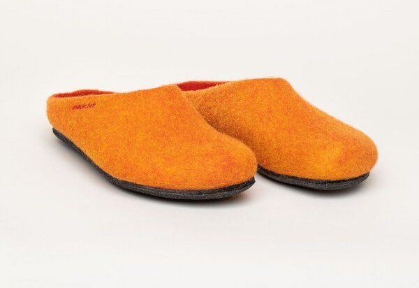 Thumbnail - Magicfelt Filz-Hausschuh 709 aus 100% Merino-Wolle | Pantoffel für Damen & Herren mit anatomisch geformter Filz-Latex-So...
