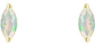 Eppi Minimalistische Silberohrringe mit Opalen Andine