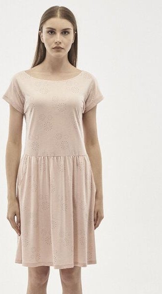 ORGANICATION Kleid aus TENCEL Lyocell-Mix mit Allover-Print