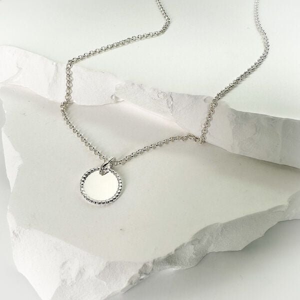 MOANINA Kette Coin Felicia - 925 Silber/18k Gold Vermeil - 3 Längen