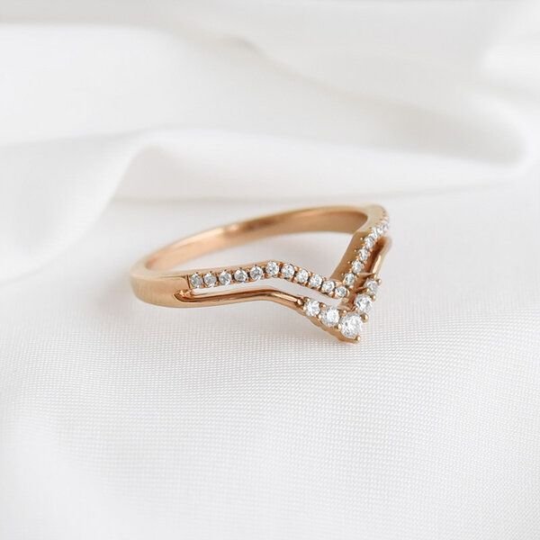 Eppi Ausgeschnittener Ring mit Lab Grown Diamanten Themba