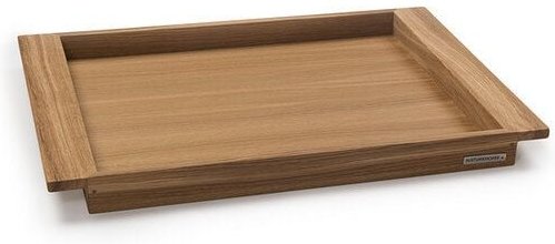 NATUREHOME Tablett Holz Eiche Holz Serviertablett Handarbeit Serie NH-E 3 Größen