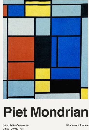 Photocircle Poster / Leinwandbild - Piet Mondrian – Sara Hildénin Taidemuseo