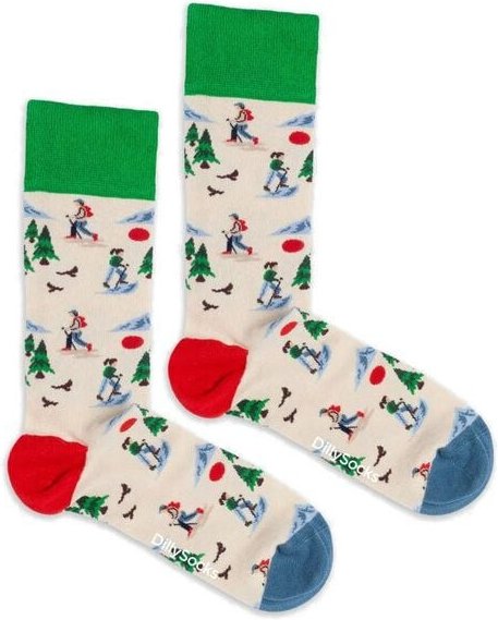 DillySocks Socken Alpine Days aus Biobaumwoll-Mix