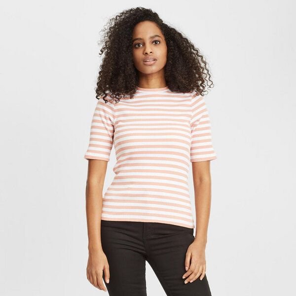 KnowledgeCotton Apparel T-Shirt - CANNA gestreift