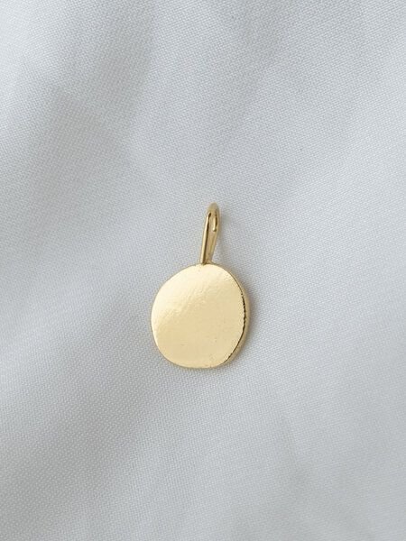 ST'ATOUR THEIDA – organischer Anhänger 10 mm aus recyceltem Silber oder Gold