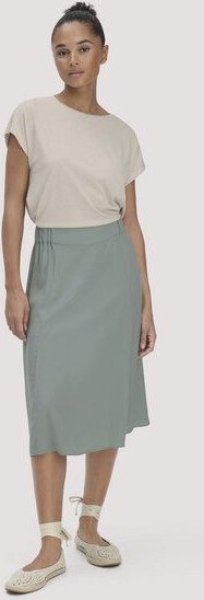 hessnatur Gewebe Rock Knielang SAXCELL aus Lyocell