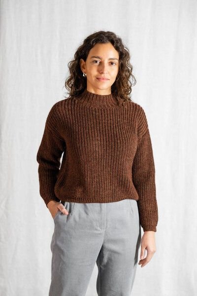 Jyoti - Fair Works Baby-Alpaka Turtleneck Strickpullover Tacna
