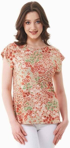 Thumbnail - ORGANICATION T-Shirt aus LENZING ECOVERO mit Blumenmuster