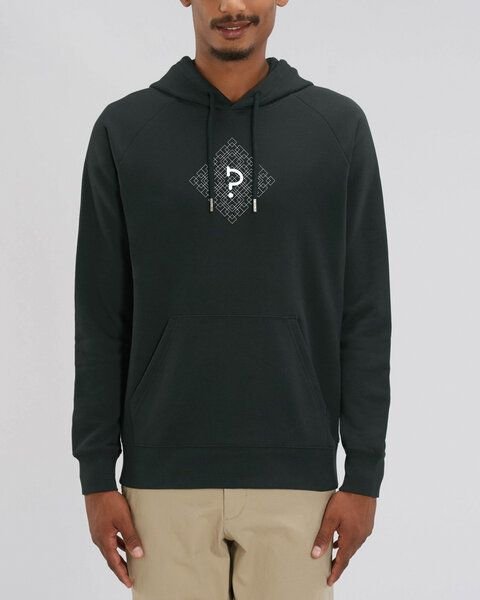 Human Family Bio Herren Hoodie "Reaper - Geometric Questionmark" in 5 Farben
