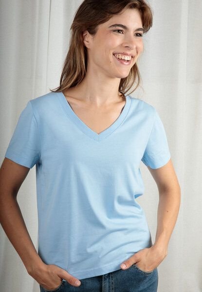 TORLAND Damen T-Shirt mit V- Ausschnitt ISLA