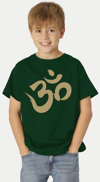 Peaces.bio - handbedruckte Biomode Bio-Kinder T-Shirt Om