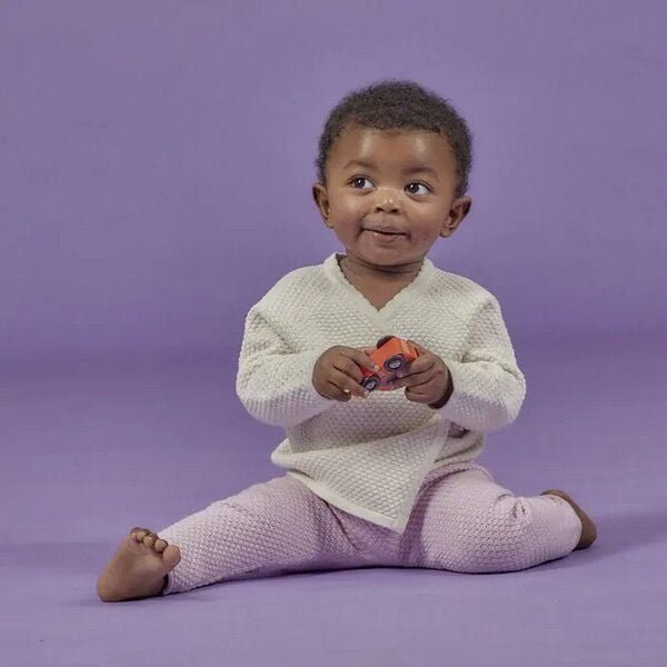 sense-organics P. Picasso Baby Strickjacke cream von Sense Organics GOTS