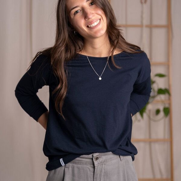 Vresh Clothing Vleur, 3/4-Longsleeve aus Biobaumwoll-Mix