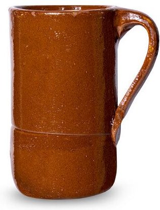 Mitienda Shop Dekorativer Tonkrug, Handarbeit aus Mexiko