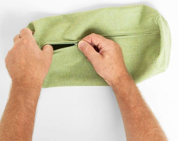 nahtur-design Kissenbezug für Nackenrollen | 100% Feinloden