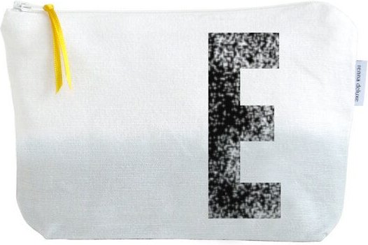 renna deluxe Kulturtasche und Kosmetiktäschchen mit Monogramm GRAU