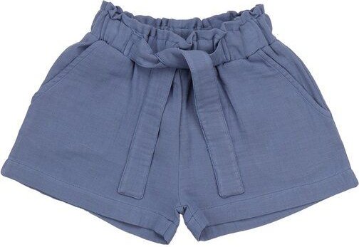 Kinder Shorts Bio-Baumwolle „English Manor“ blaugrau, weicher Jersey, elastische Sommerhose von Walkiddy für Kleinkinder...