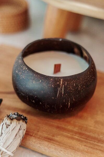 Balu Bowls Kerze aus 100% Sojawachs mit Kokosduft