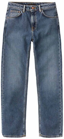 Nudie Jeans Damen Jeans - Straight Sally - aus einem Baumwolle/Elasthan Mix