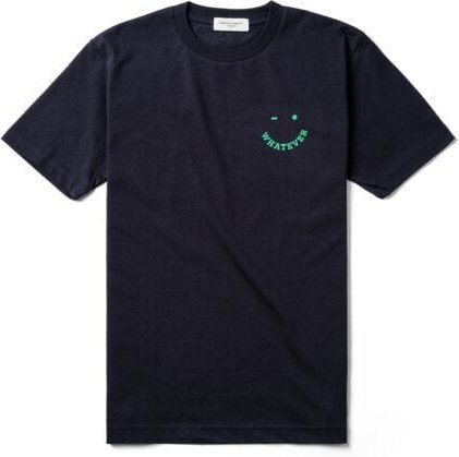 FANTASTIC REALITY STUDIOS WHATEVER NAVY BOXY T-SHIRT – Bio-Baumwolle, Unisex