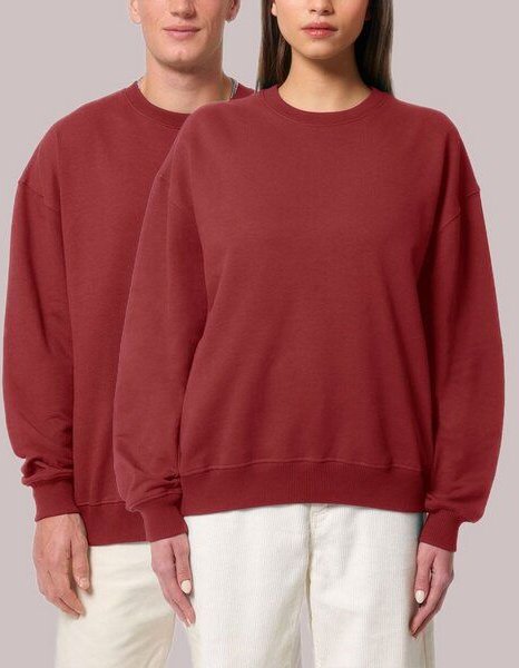 YTWOO Oversized Sweatshirt aus reiner Bio-Baumwolle, Dry Handfeel