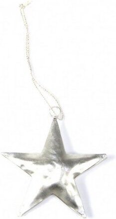 Just Be Dekostern silberfarben