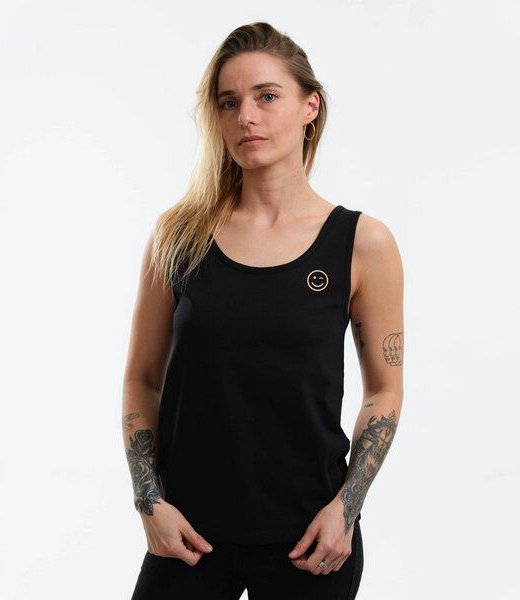 GARY MASH Top Rose Zwinker-Smiley aus Bio-Baumwolle