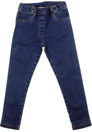 Jeans-Leggings Kinder Dunkelblau Bio Baumwolle Walkiddy, GOTS-zertifiziert, Nachhaltig & Umweltfreundlich, Elastischer K...