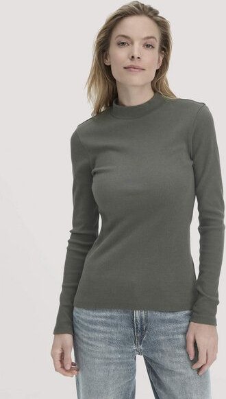 hessnatur Rib Longsleeve Slim aus Bio-Baumwolle