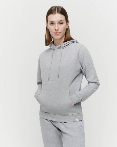 SANVT Der Unisex Hoodie - Grau Meliert