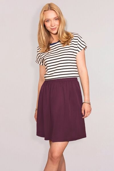 l'amour est bleu MInirock aus Tencel