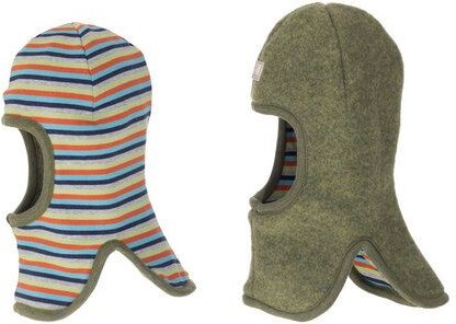 Thumbnail - Pickapooh Sturmhaube Wende-Schlupfmütze kbT Wolle Bio Baumwolle