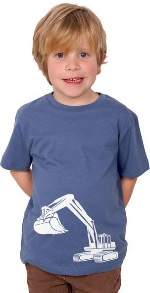 HANDGEDRUCKT "Bagger" Unisex Kinder T-Shirt