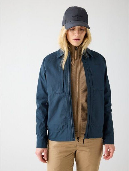 KnowledgeCotton Apparel Jacke VENT CANVAS 200 aus Bio-Baumwolle - Damen
