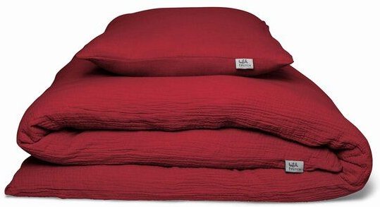 Hutch&Putch Musselin Bettwäsche Set - 100% Bio-Baumwolle - Handmade in Germany