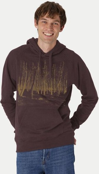 Peaces.bio - handbedruckte Biomode Hoodie Woodland Herren