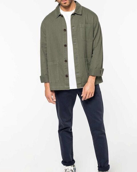 YTWOO Nachhaltige Herrenjacke aus Biobaumwolle und Leinen