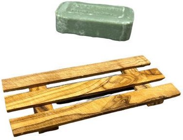 Olivenholz erleben Seifenablage Family aus Olivenholz