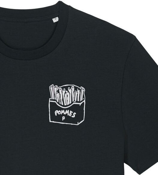 päfjes Pommes / Honigdachs mag Pommes Frittes - Fair Wear Unisex Männer Bio T-Shirt