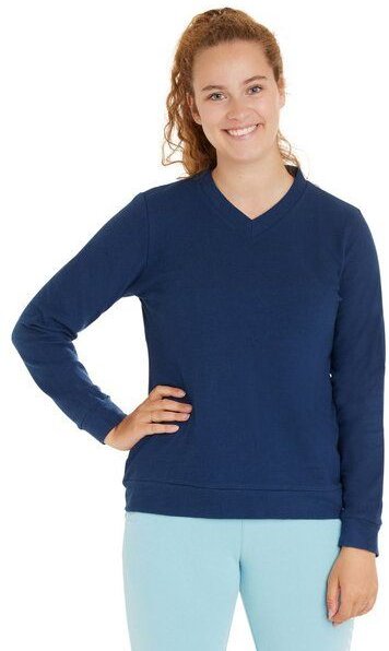 loud + proud Damen Sweat Strukturmuster, GOTS-zertifiziert