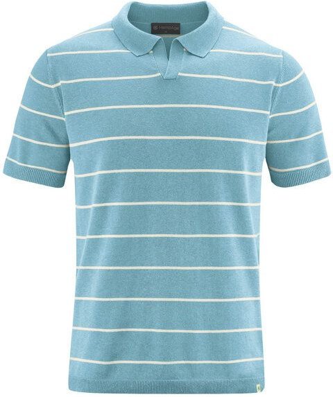 HempAge Herren Strick-Polo Hanf/Biobaumwolle