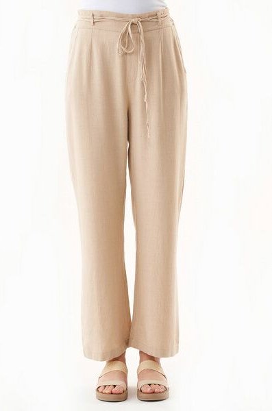 ORGANICATION Hose aus LENZING ECOVERO und Leinen