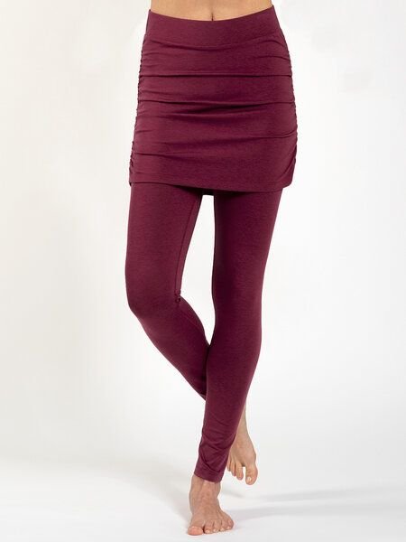 Thumbnail - Magadi Yoga Leggings LARA mit Rock aus Naturmaterial