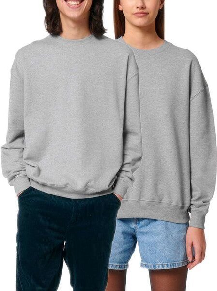 YTWOO Oversized Sweatshirt aus reiner Bio-Baumwolle, Dry Handfeel